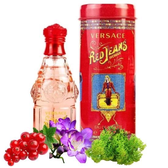 VERSACE RED JEANS WOMAN EDT 75ML WODA TOALETOWA DAMSKA KWIATOWA